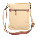 Horsehair Leather Trim Shoulder Bag