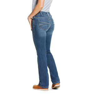 Ariat R.E.A.L. Mid Rise Stretch Presley Stackable Straight Leg Jean 10030253