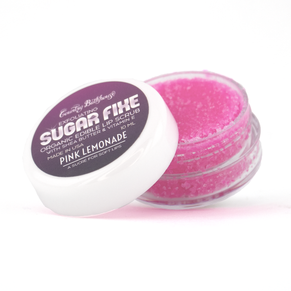 Sugar fixe pink lemonade lip scrub