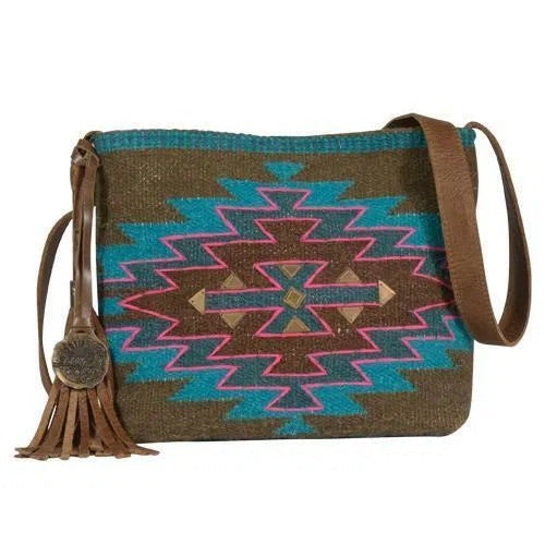 Catchfly Western Womens Bag Crossbody Kylie Aztec Tassel Multi Color 1889541