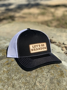 Let’s go Brandon black and white hat