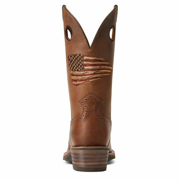 Ariat Men's Roughstock Patriot US Flag Western Cowboy Boot 10040348