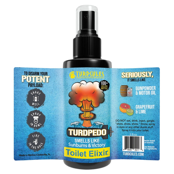 Turdpedo toilet spray