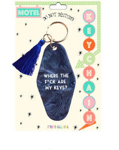 Where the F*ck Are My Keys Keychain
