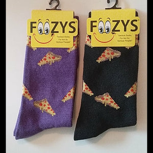 purple pizza sock
