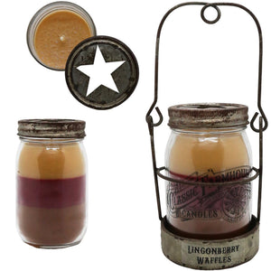 Lingonberry Waffles 14 oz 3 Layer Jar Candle